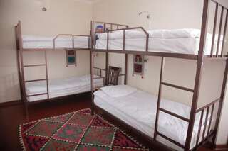 Хостелы Kyrgyz House Hostel Бишкек Спальное место на двухъярусной кровати в общем номере для мужчин и женщин-3